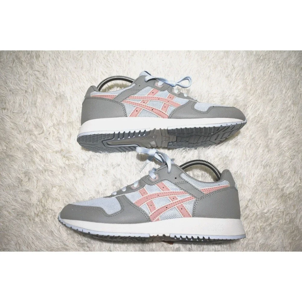 ASICS Baby Blue Gray Pink Mesh Running Training Shoe - Men's 7 or Women's 9